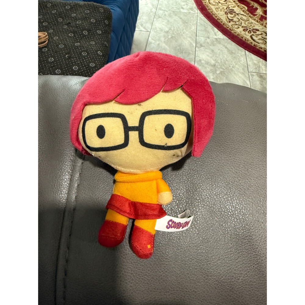 Scooby Doo Velma Plush Doll Small Orange Yellow Red Glasses Anime Character Toy